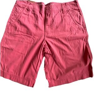 Mossimo Supply Co Shorts Mens 36 Casual Workwear Cargo‎ Shorts Distressed Lt Red